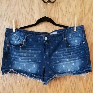 Aeropostale Midi Denim Shorts